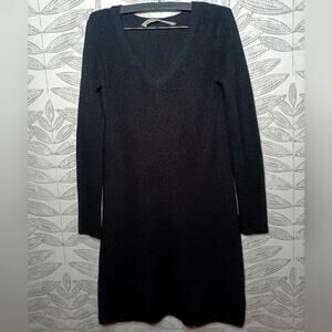 Athleta Nordic Dress Wool V Neck Long Sleeve